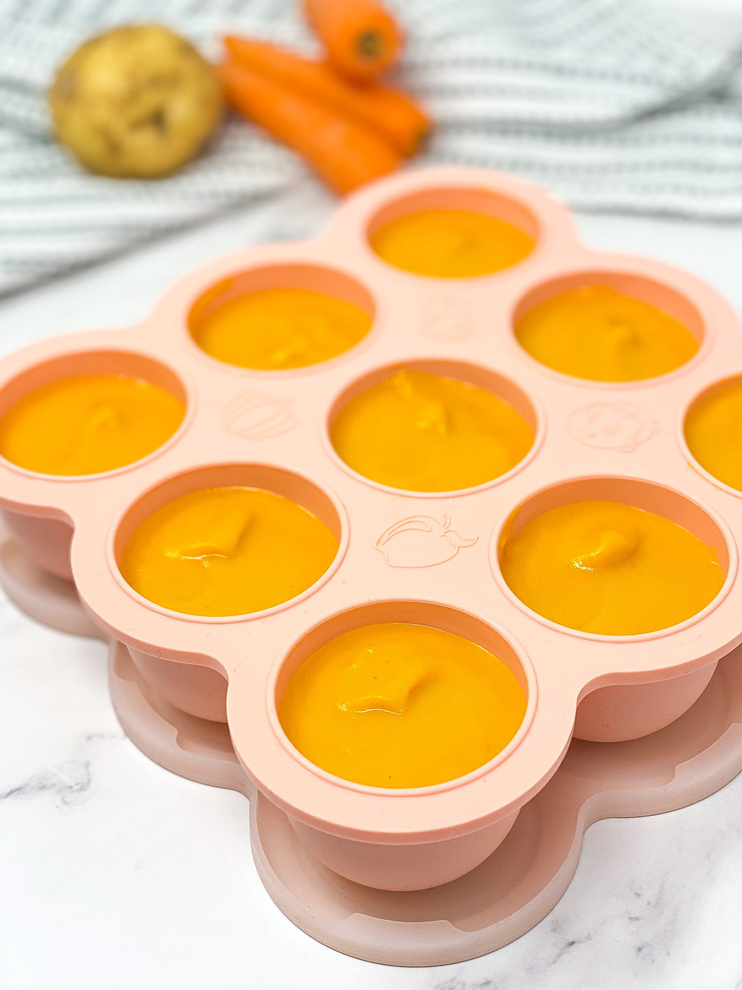 carrot soup freezer pods