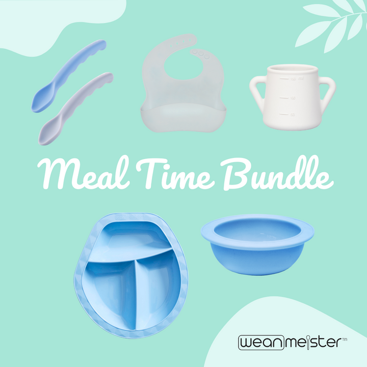 Meal Time Bundle - Blue + Grey